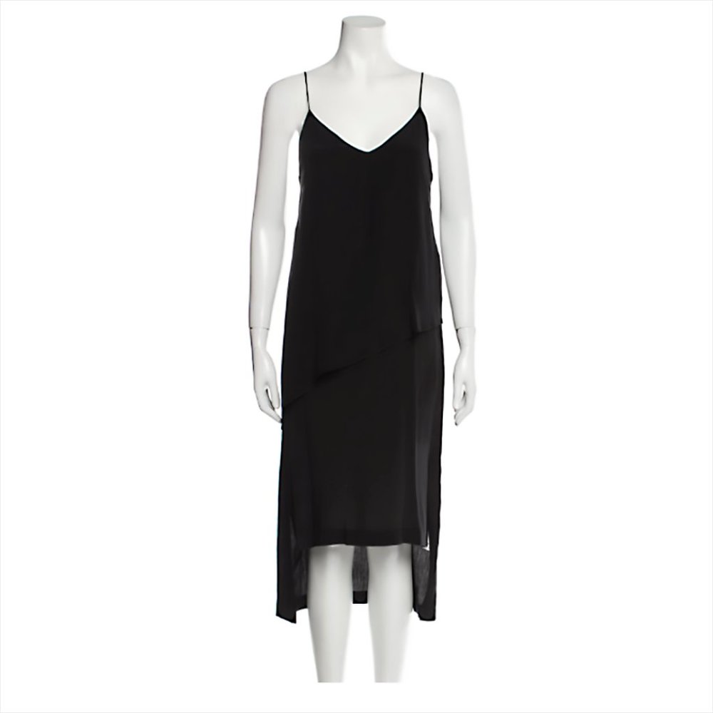 RACHEL COMEY Silk Midi Length Dress Size: US 2